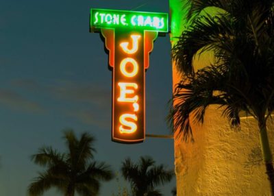 Joes Stone Crab Restaurant South Beach Miami Florida