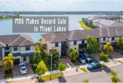 MBG Makes Record Sale in Miami Lakes