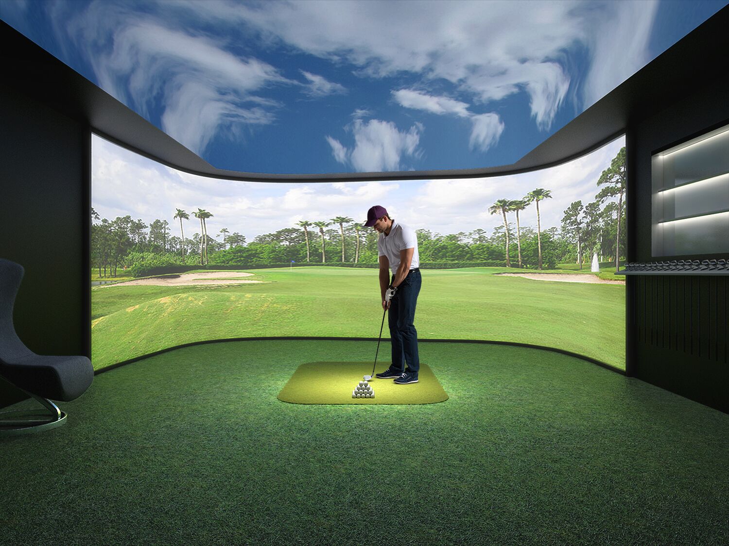 Golf Simulator Estates at Acqualina
